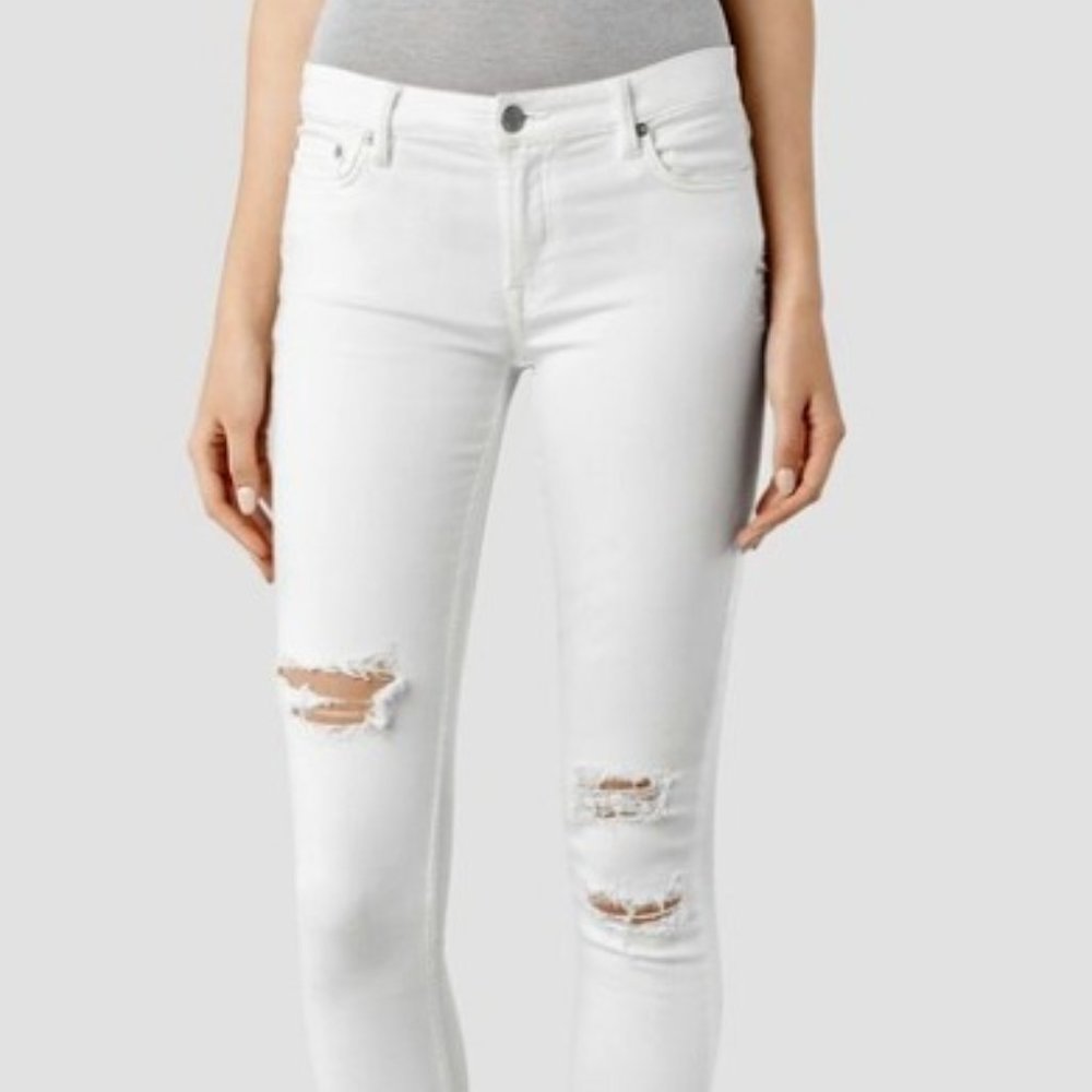 All Saints Mast Ankle Destroy Jeans